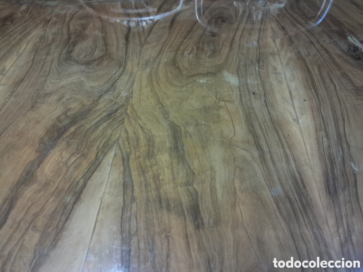 Antig&uuml;edades: Mesa de comedor extensible estilo Alfonso XVI extensible - Foto 9