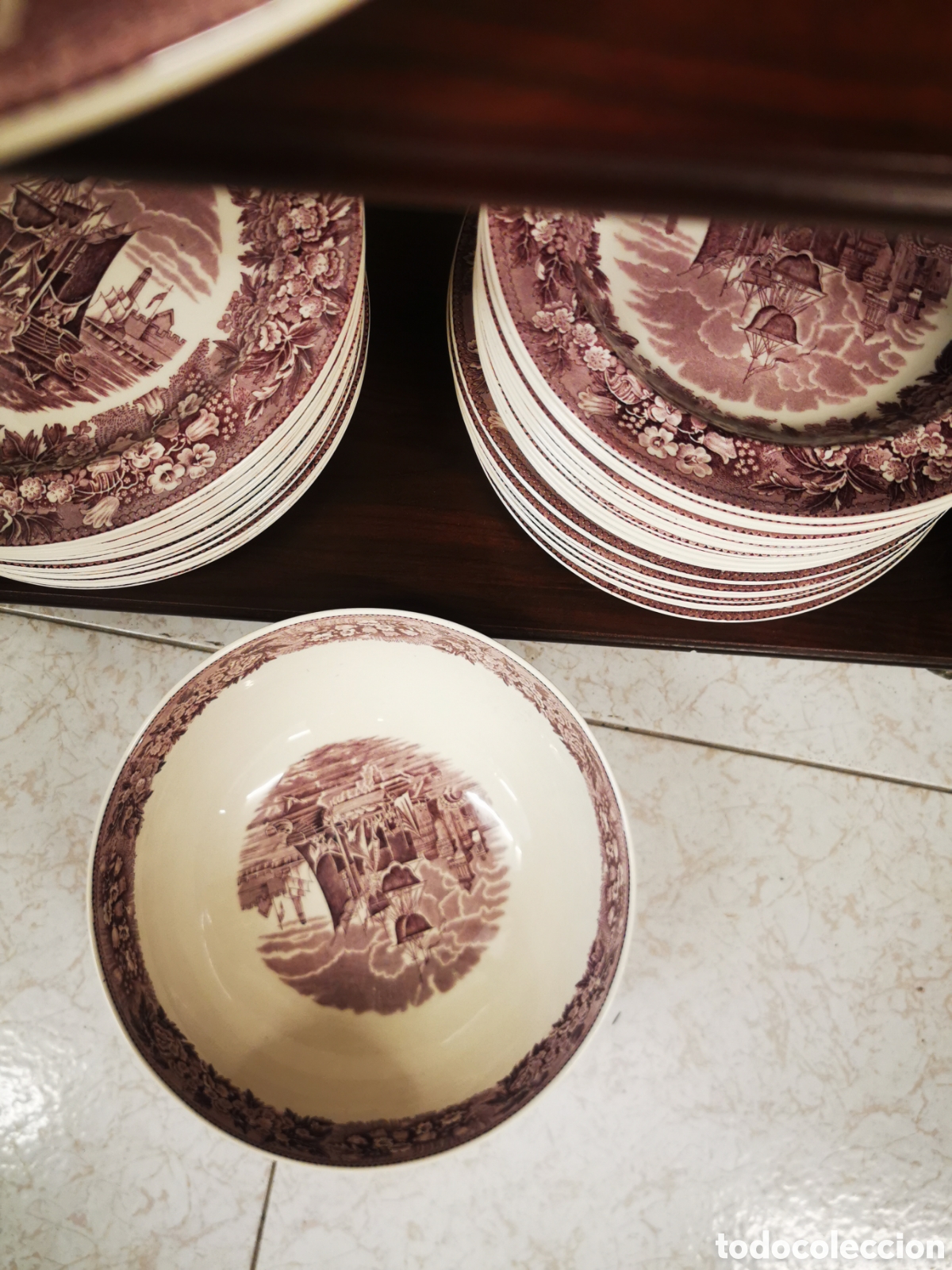 Antig&uuml;edades: Vajilla 56 piezas Wedgood - Foto 4
