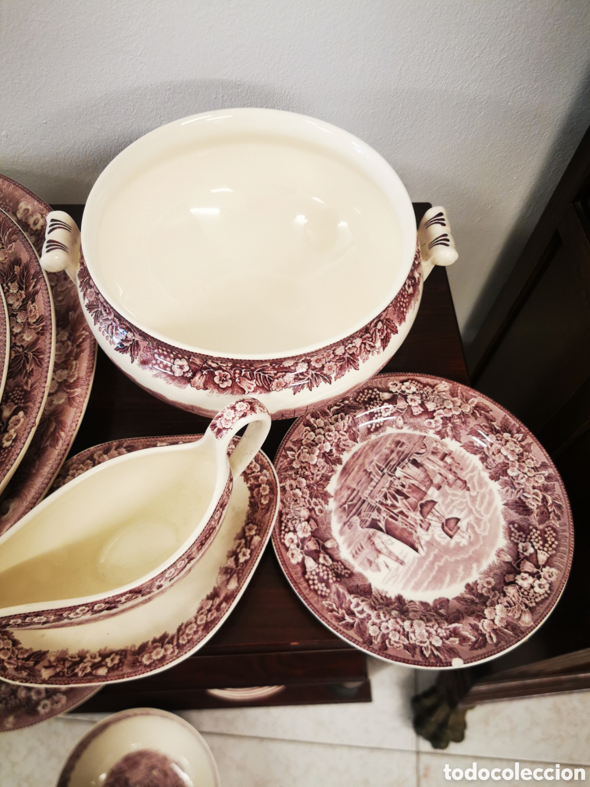 Antig&uuml;edades: Vajilla 56 piezas Wedgood - Foto 8