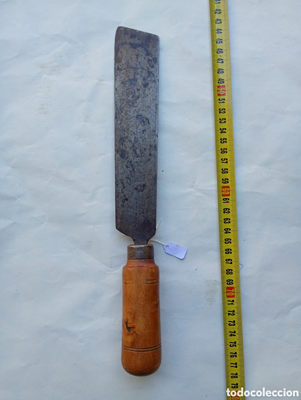 Antig&uuml;edades: Machete cuchillo f.herder abr. Sohn solingen