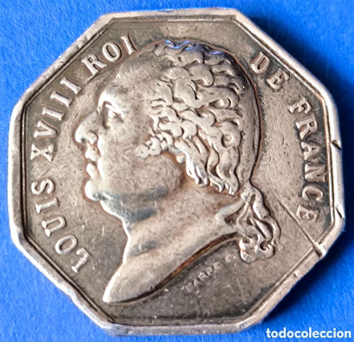 Antig&uuml;edades: MEDALLA PLATA 1818 FRANCIA - Foto 3