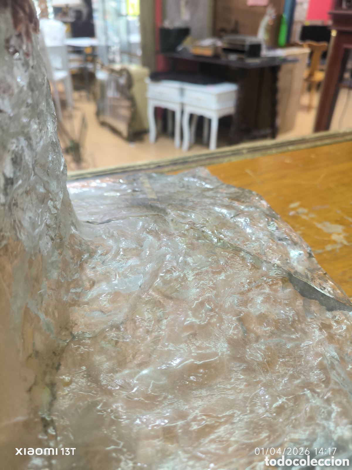 Antig&uuml;edades: L&aacute;mpara de mesa de dise&ntilde;o de Murano - Foto 6