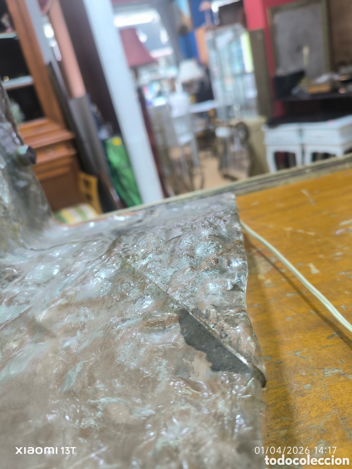 Antig&uuml;edades: L&aacute;mpara de mesa de dise&ntilde;o de Murano - Foto 9