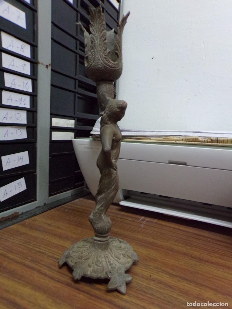 Antig&uuml;edades: ESTAMOS LIQUIDANDO. lampara de mesa de bronce - Foto 6