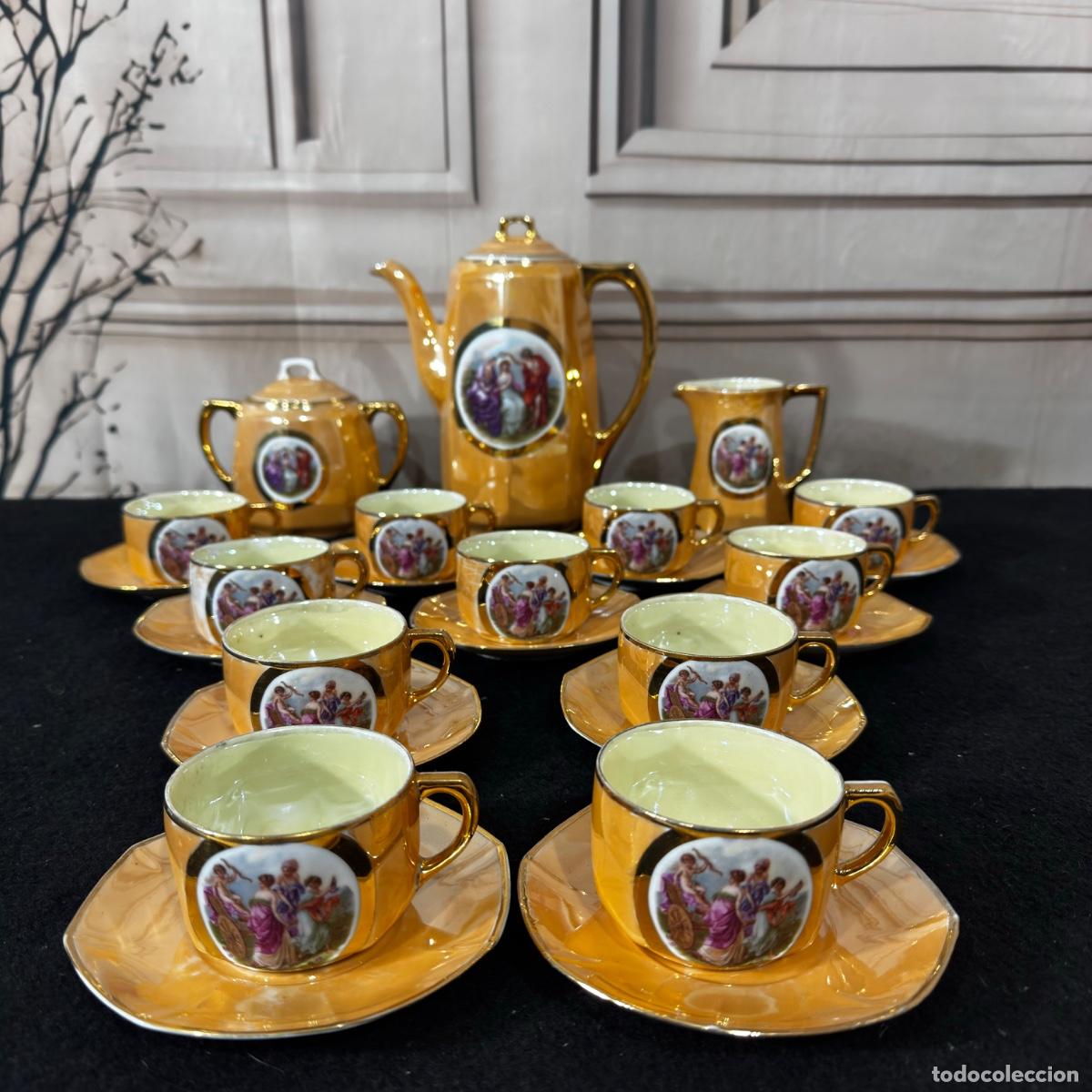 Antig&uuml;edades: Antiguo Juego de Caf&eacute; - Foto 2