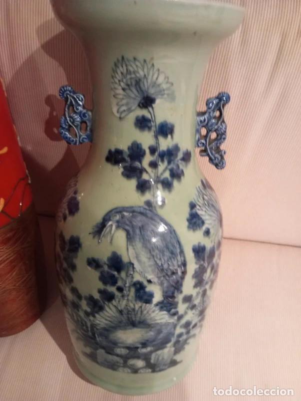 Antig&uuml;edades: VASO CINESE CELADON DINASTIA QUING - Foto 4