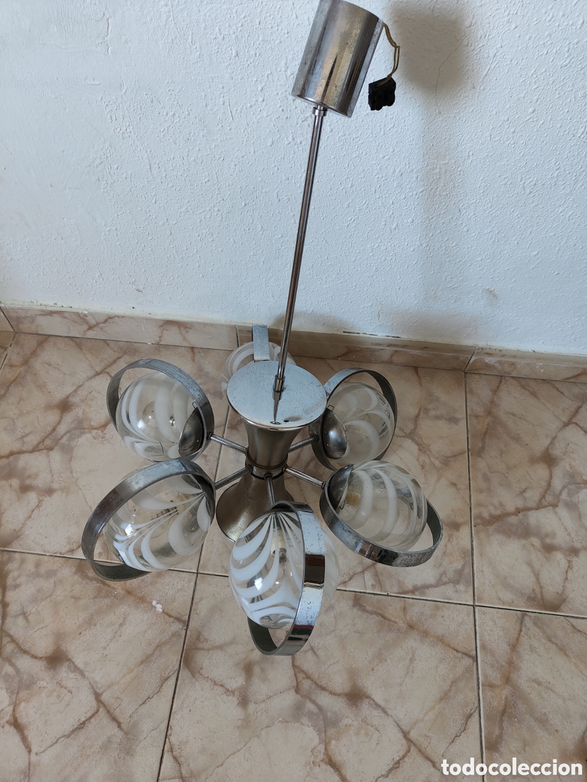 Antig&uuml;edades: Lampara techo Space Age - Foto 3