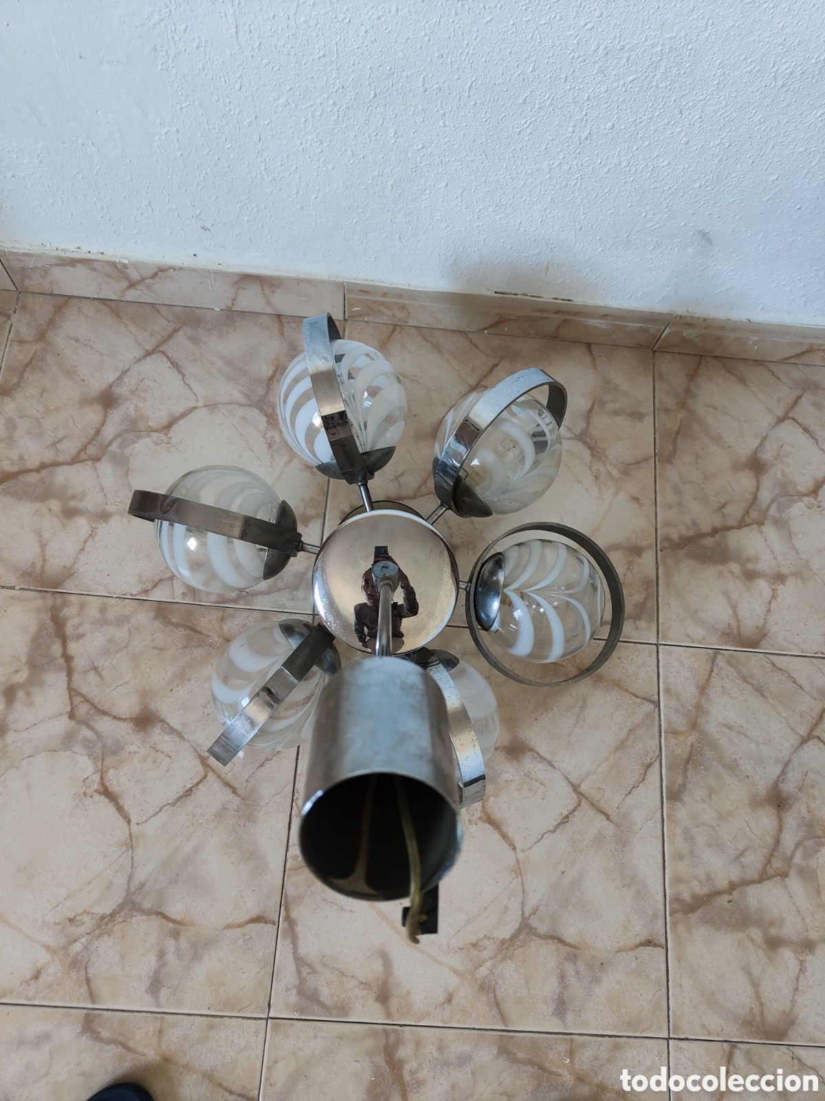 Antig&uuml;edades: Lampara techo Space Age - Foto 4