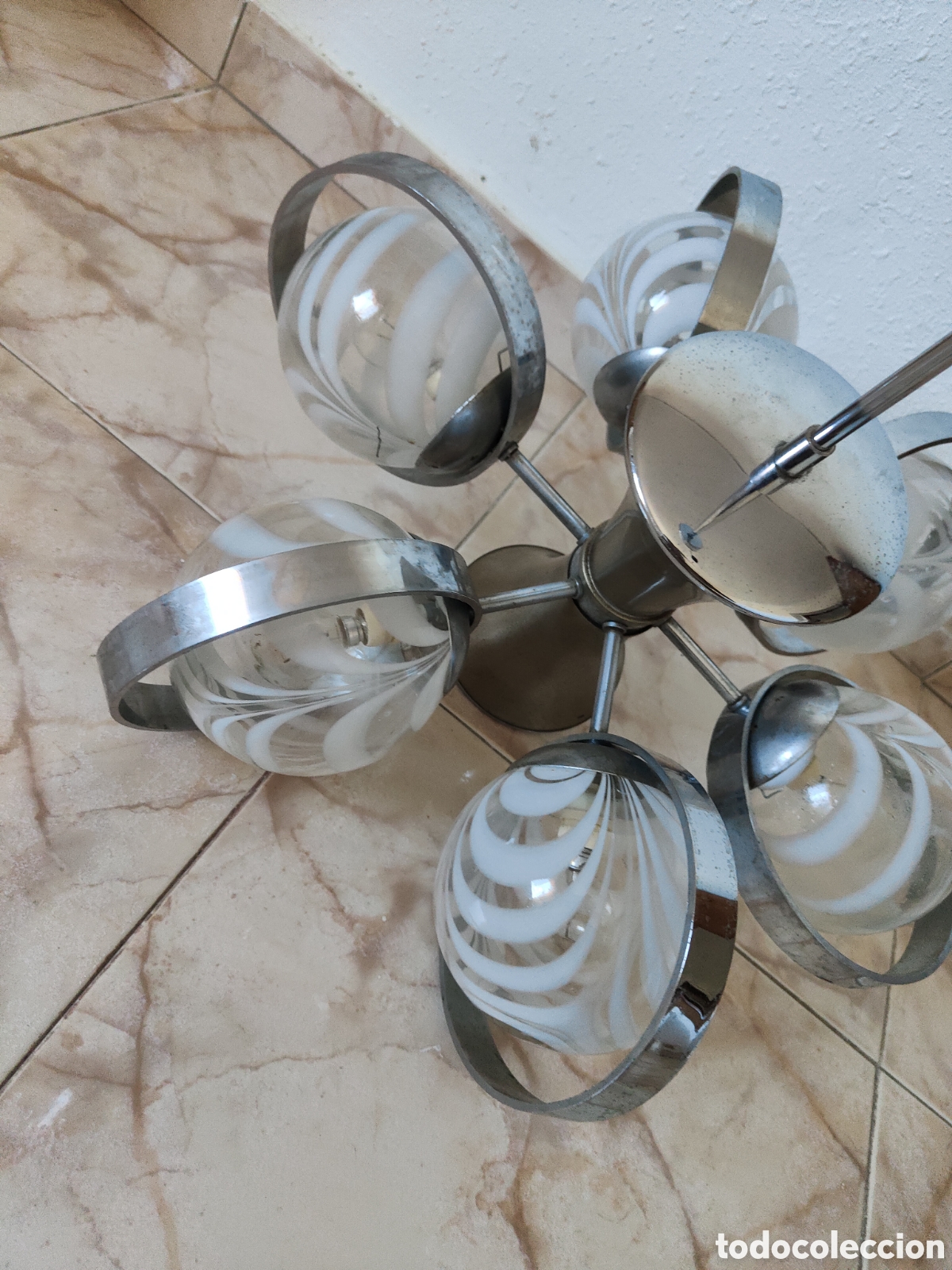 Antig&uuml;edades: Lampara techo Space Age - Foto 6