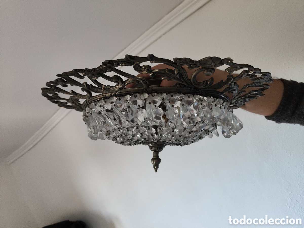 Antig&uuml;edades: Lampara plaf&oacute;n antigua - Foto 9