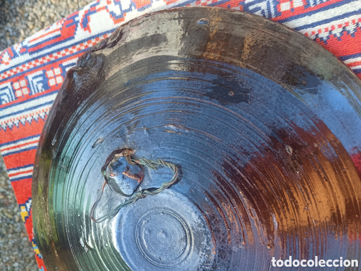 Antig&uuml;edades: Plato cer&aacute;mica negro - Foto 13