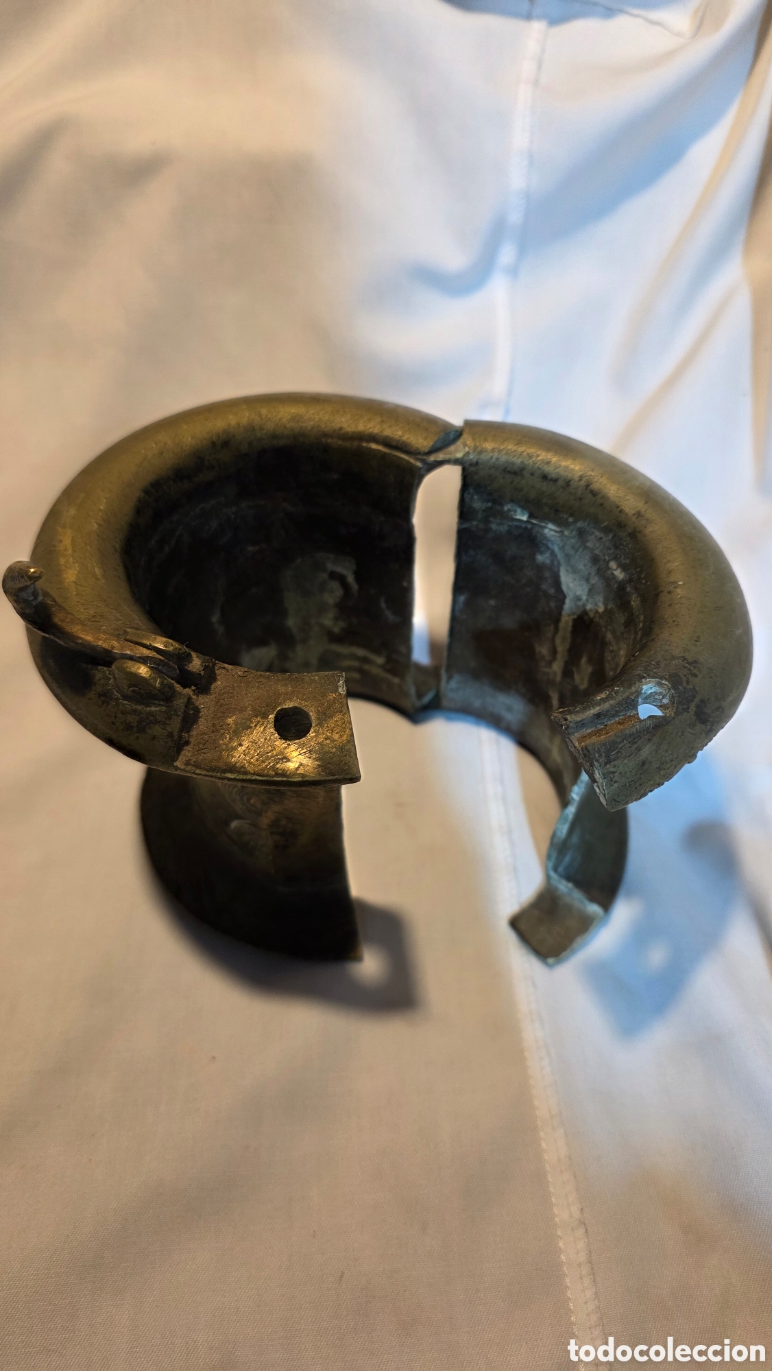 Antiquit&eacute;s: BRAZALETES SENUFO ,DE BRONCE AFRICANAS