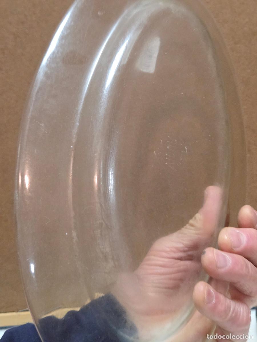 Antig&uuml;edades: bandeja de cristal vintage - Foto 3