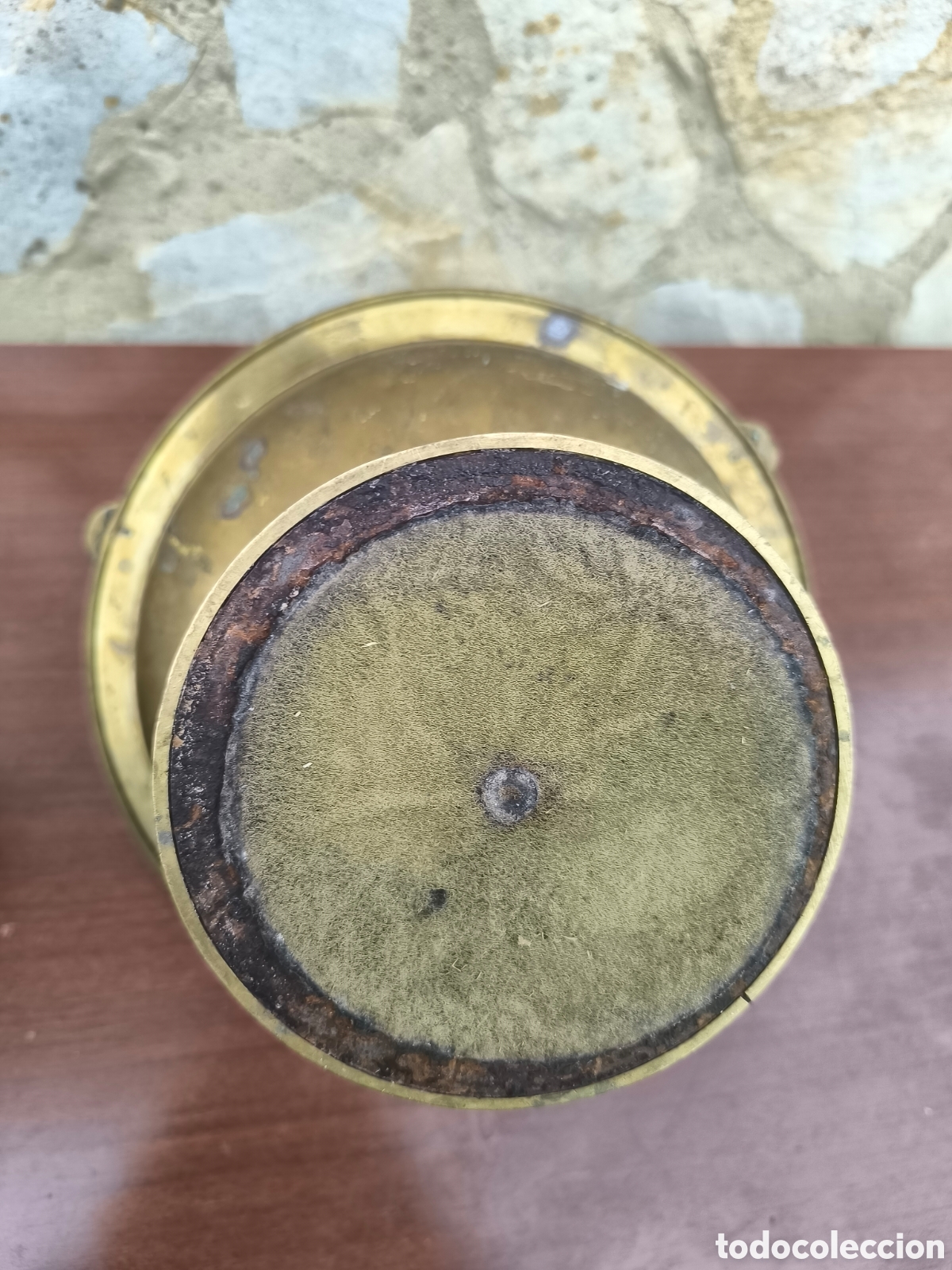 Antig&uuml;edades: Frutero bronce vintage - Foto 4