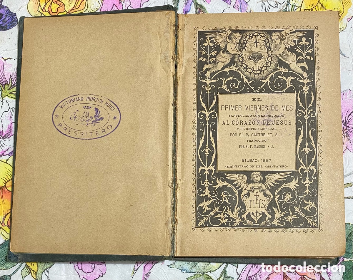 Antig&uuml;edades: Libro Al Coraz&oacute;n de Jesus el primer Viernes de mes - Foto 2
