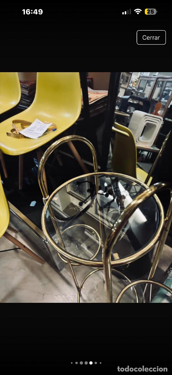Antig&uuml;edades: Estante dorado y cristal - Foto 6