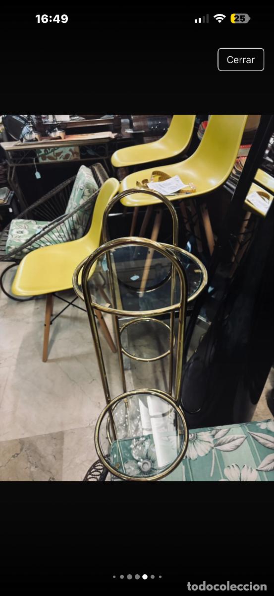 Antig&uuml;edades: Estante dorado y cristal - Foto 7