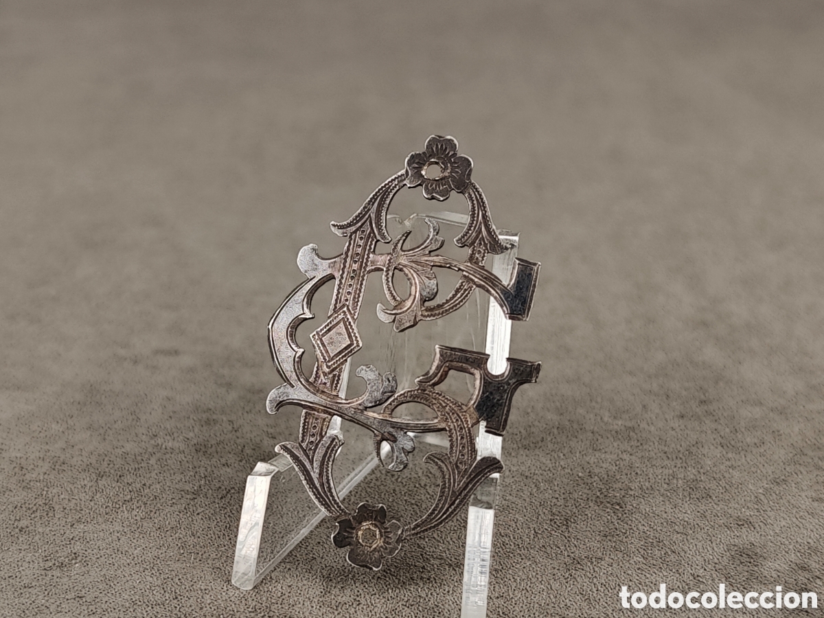 Antig&uuml;edades: Antiguas Iniciales de Plata - Foto 2
