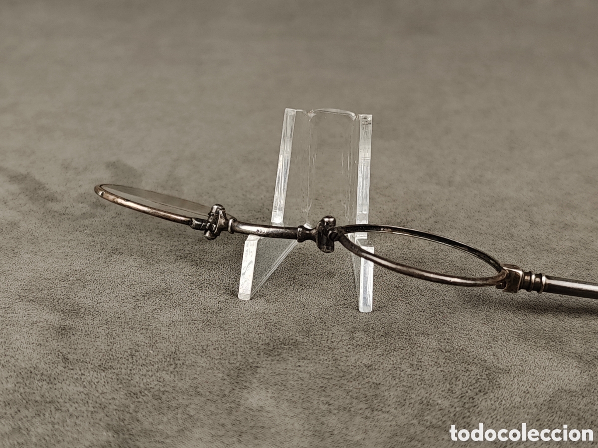 Antig&uuml;edades: Antiguas Gafas Plegables de Plata - Foto 15