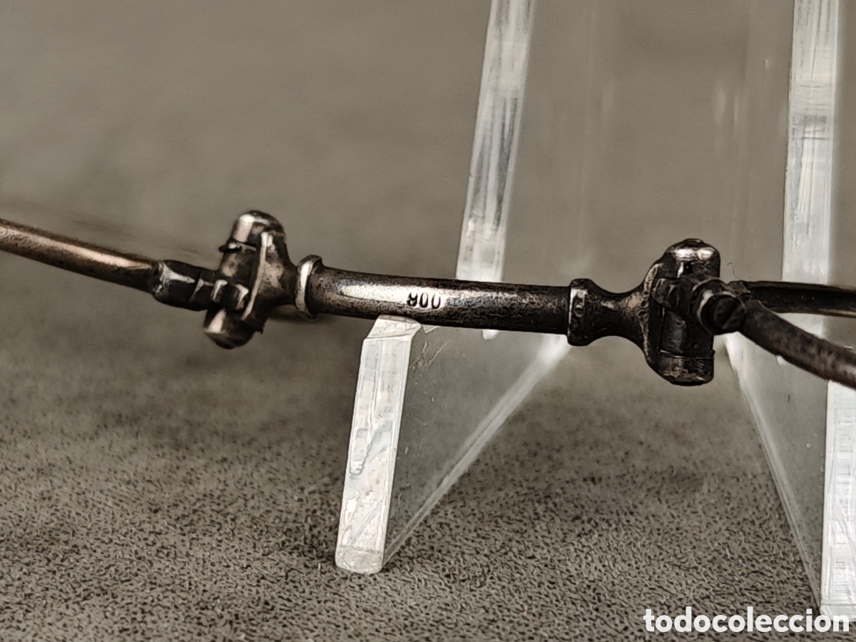 Antig&uuml;edades: Antiguas Gafas Plegables de Plata - Foto 16