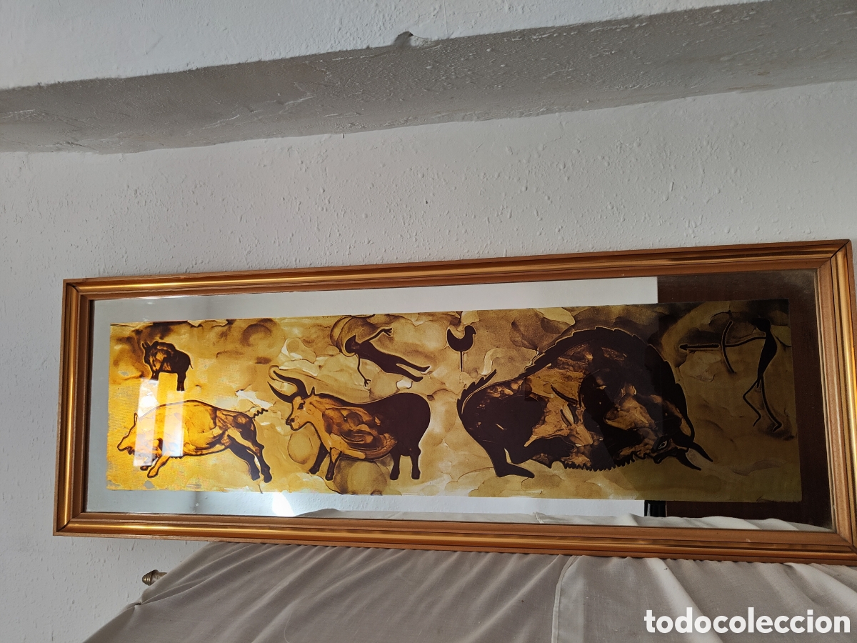 Antig&uuml;edades: Espejo estilo arte rupestre - Foto 1