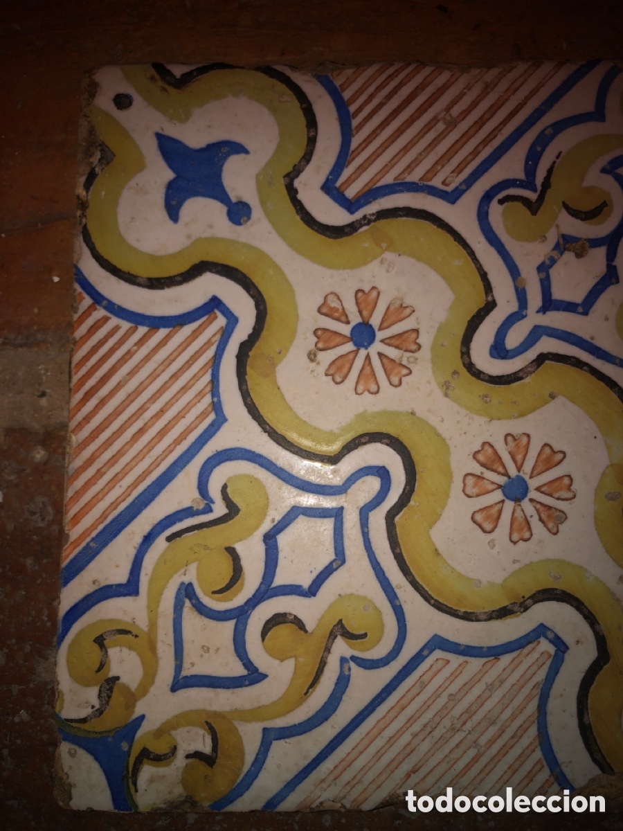 Antig&uuml;edades: Azulejo antiguo (XIX) - Foto 3