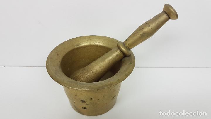 Antig&uuml;edades: ANTIGUO ALMIREZ O MORTERO DE BRONCE - Foto 2