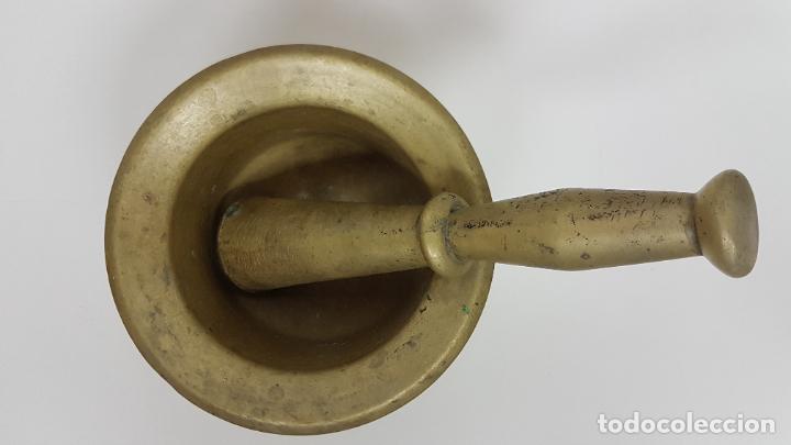 Antig&uuml;edades: ANTIGUO ALMIREZ O MORTERO DE BRONCE - Foto 3