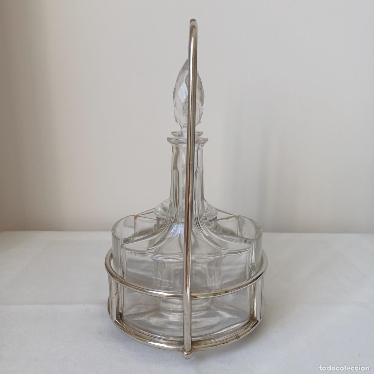 Antig&uuml;edades: Art Deco Five Piece Cruet Set - Foto 2