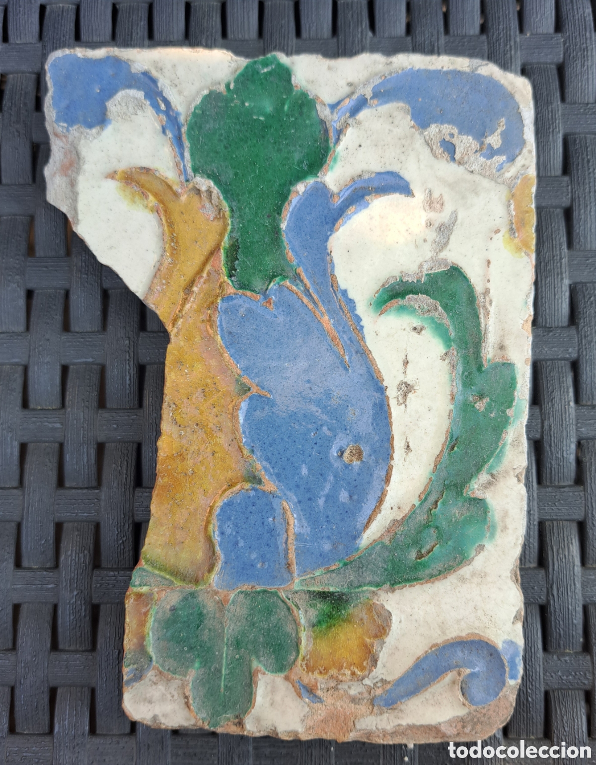 Antig&uuml;edades: Azulejo Siglo XVI. Toledo. - Foto 1