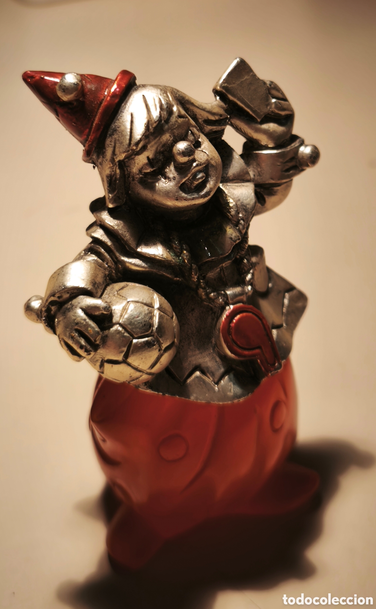 Antig&uuml;edades: PAYASO LAMINADO PLATA ANTIGUO - Foto 2