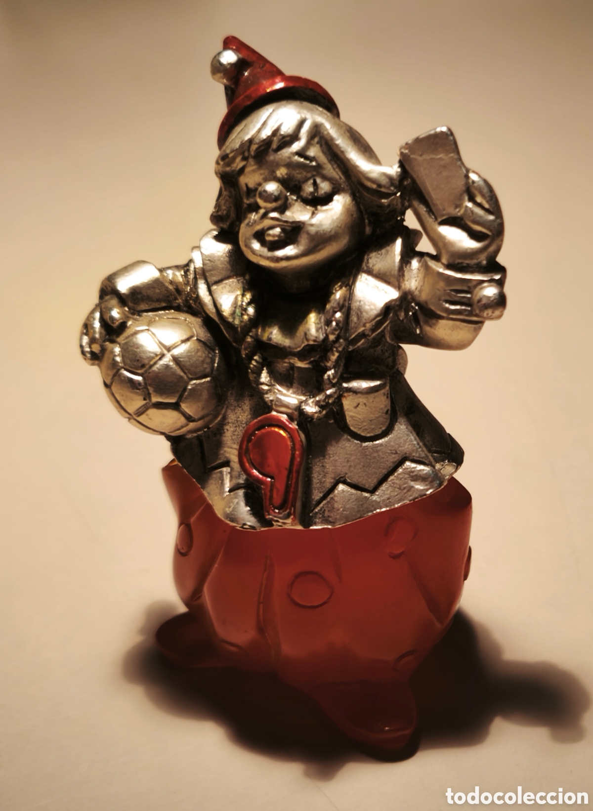 Antig&uuml;edades: PAYASO LAMINADO PLATA ANTIGUO - Foto 1