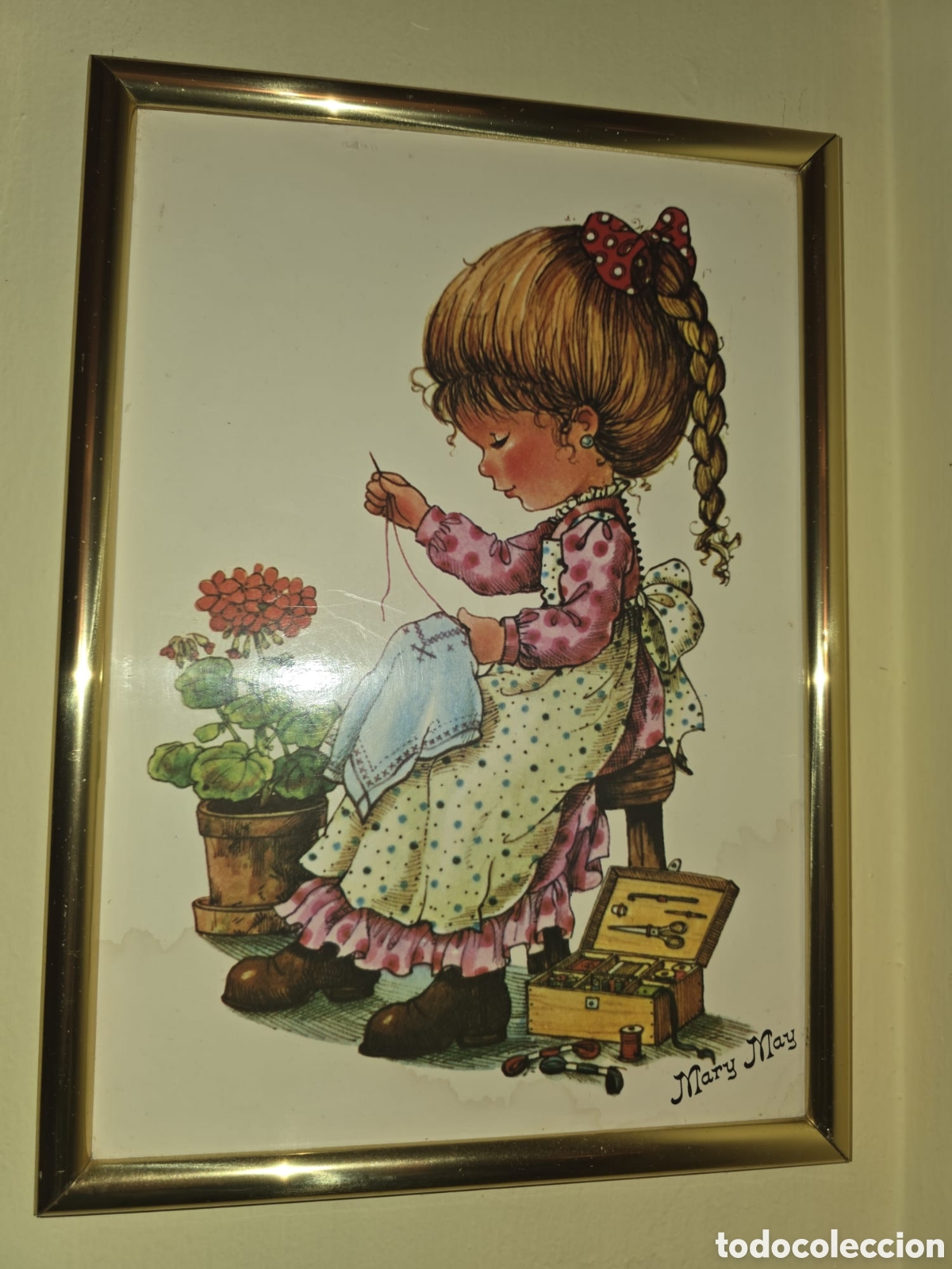 Antig&uuml;edades: Cuadro ilustraci&oacute;n Mary May - Foto 1