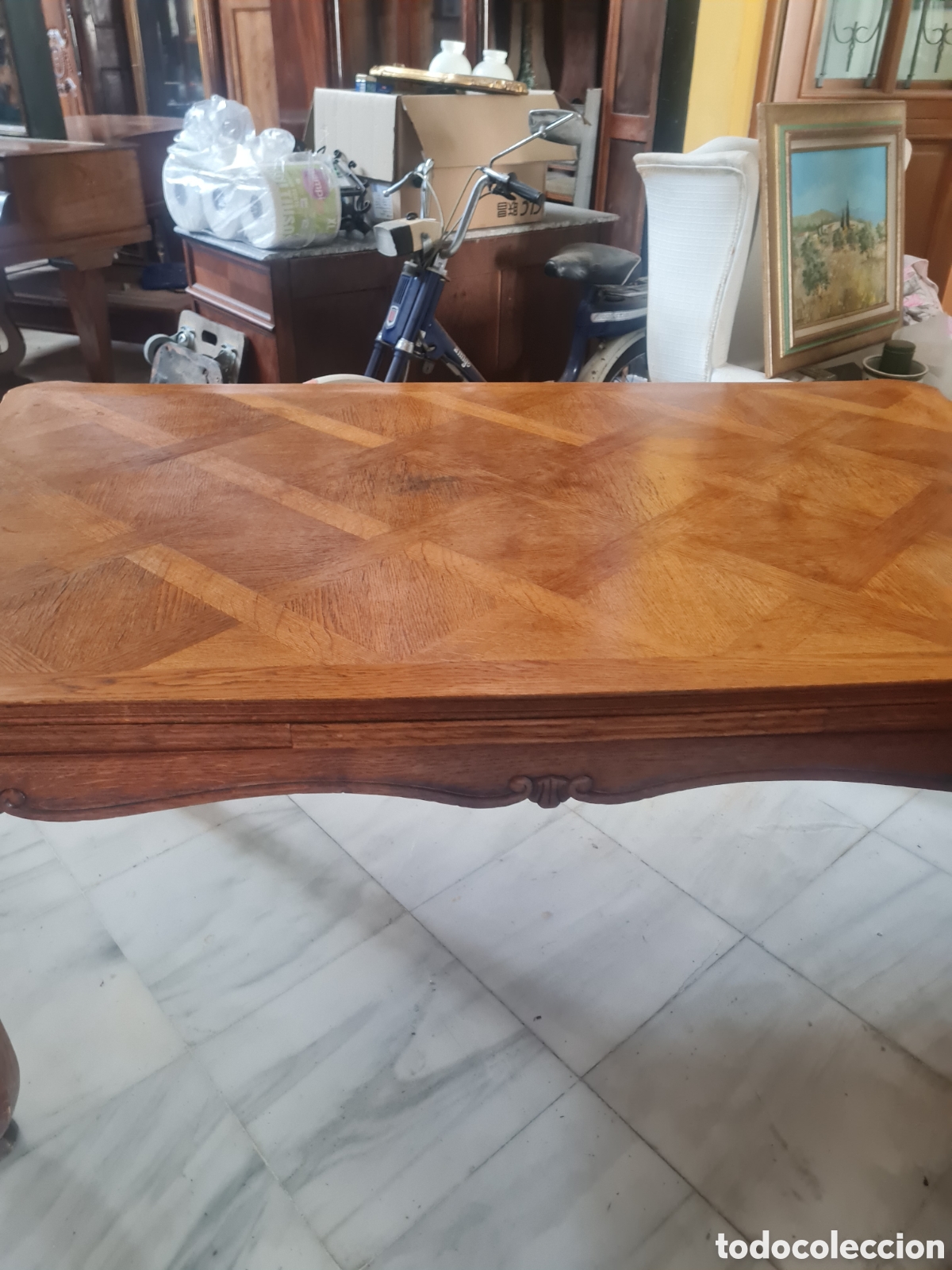 Antig&uuml;edades: Mesa Luis 15 . De los a&ntilde;os 30 - Foto 2