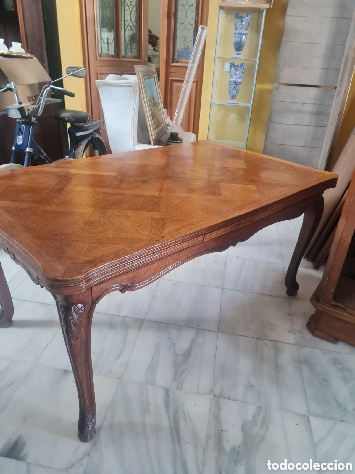 Antig&uuml;edades: Mesa Luis 15 . De los a&ntilde;os 30 - Foto 1