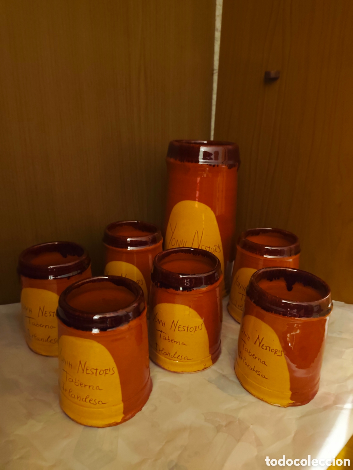 Antig&uuml;edades: Conjunto de cer&aacute;mica artesanal - Foto 6