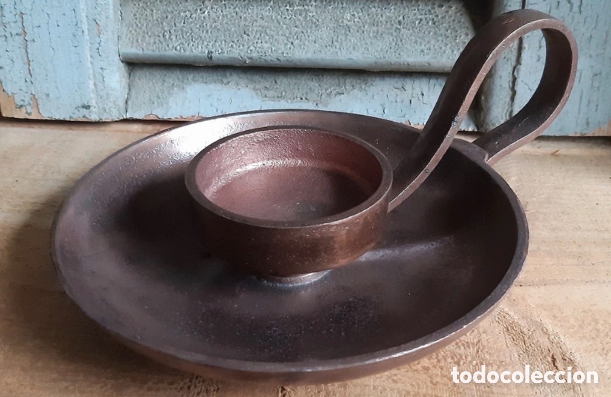 Antig&uuml;edades: Palmatoria color cobre - Foto 2