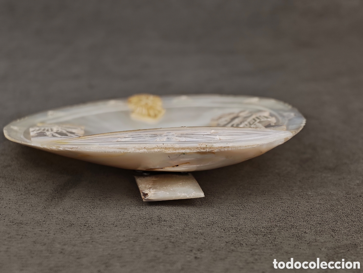 Antig&uuml;edades: Antiguo Bel&eacute;n tallado en N&aacute;car - Foto 13