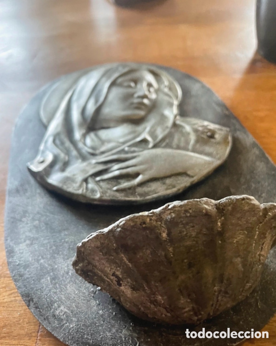 Antig&uuml;edades: Benditera Virgen Mar&iacute;a - Foto 1