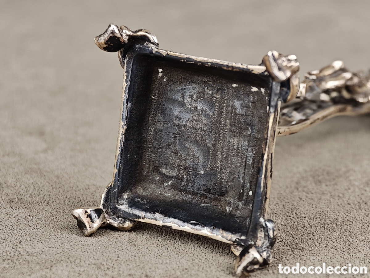 Antig&uuml;edades: Antiguo Crucifijo de Plata - Foto 17