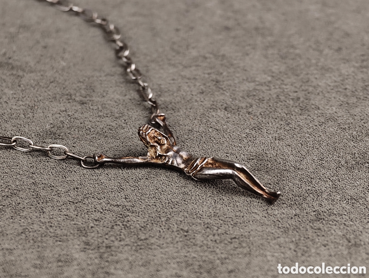 Antig&uuml;edades: Antiguo Cristo de Plata - Foto 1
