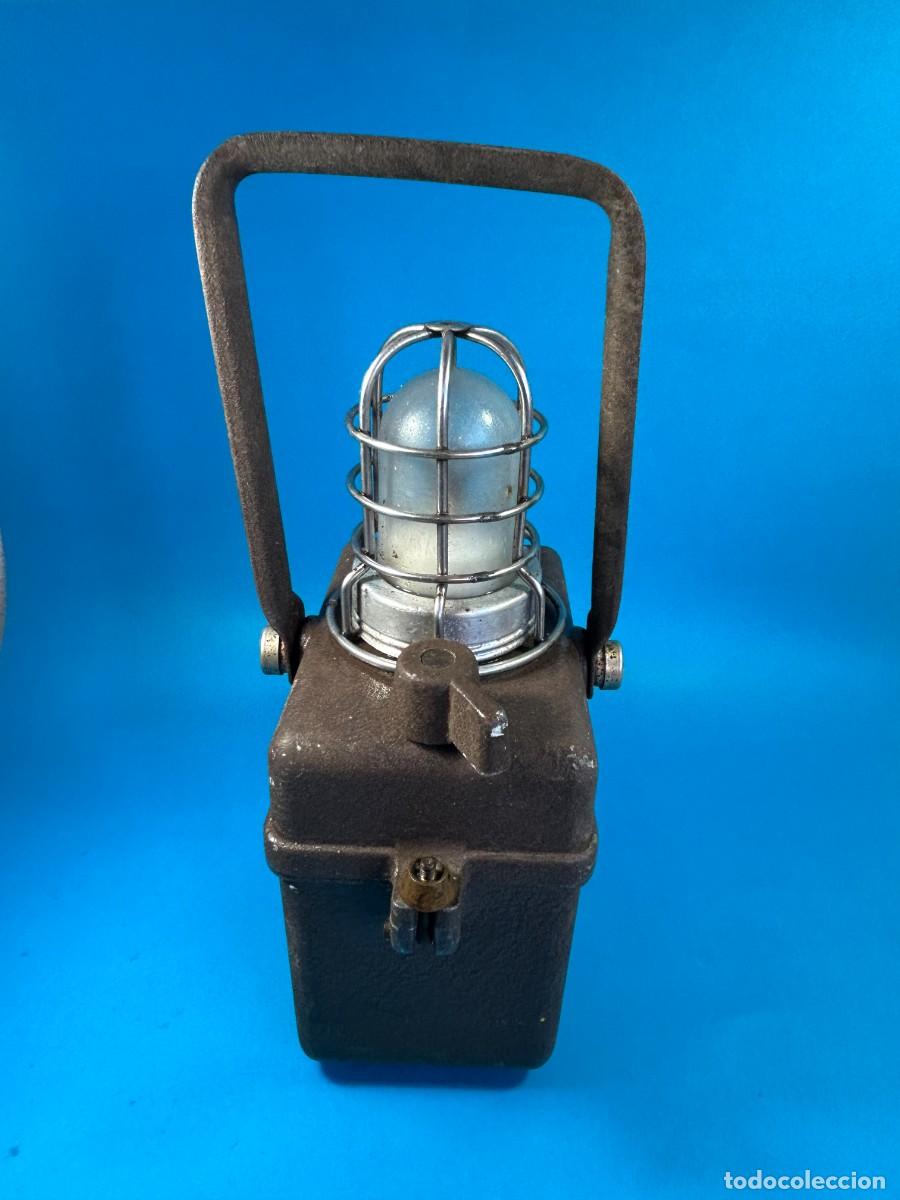 Antiques: ANTIGUA LINTERNA FERROVIARIA FRANCESA WONDER MODELO TIFON