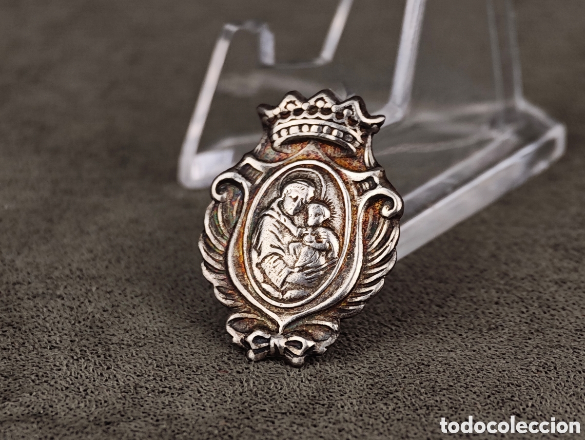 Antig&uuml;edades: Antigua Medalla Religiosa de Plata - Foto 1