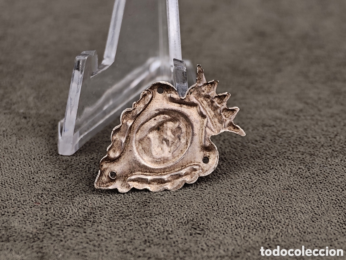 Antig&uuml;edades: Antigua Medalla Religiosa de Plata - Foto 5