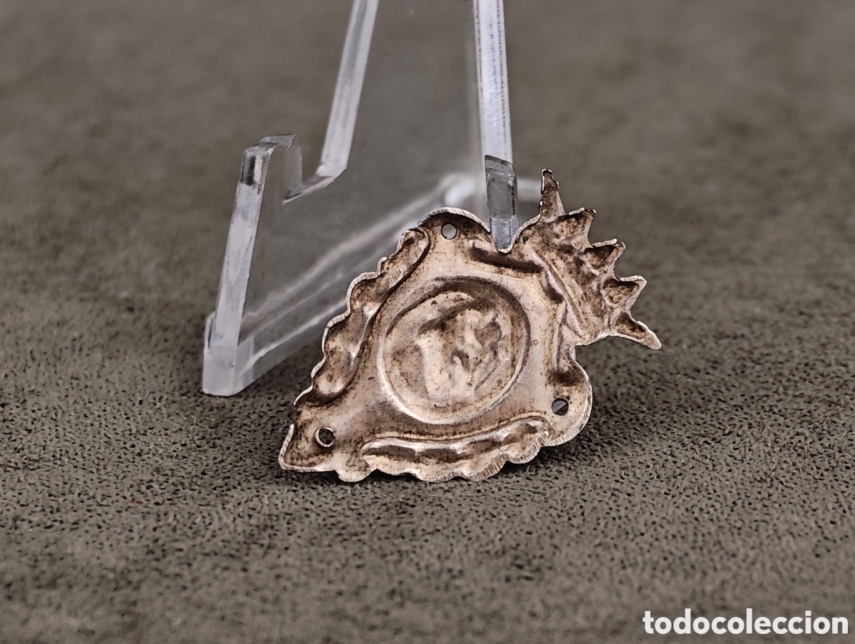 Antig&uuml;edades: Antigua Medalla Religiosa de Plata - Foto 6