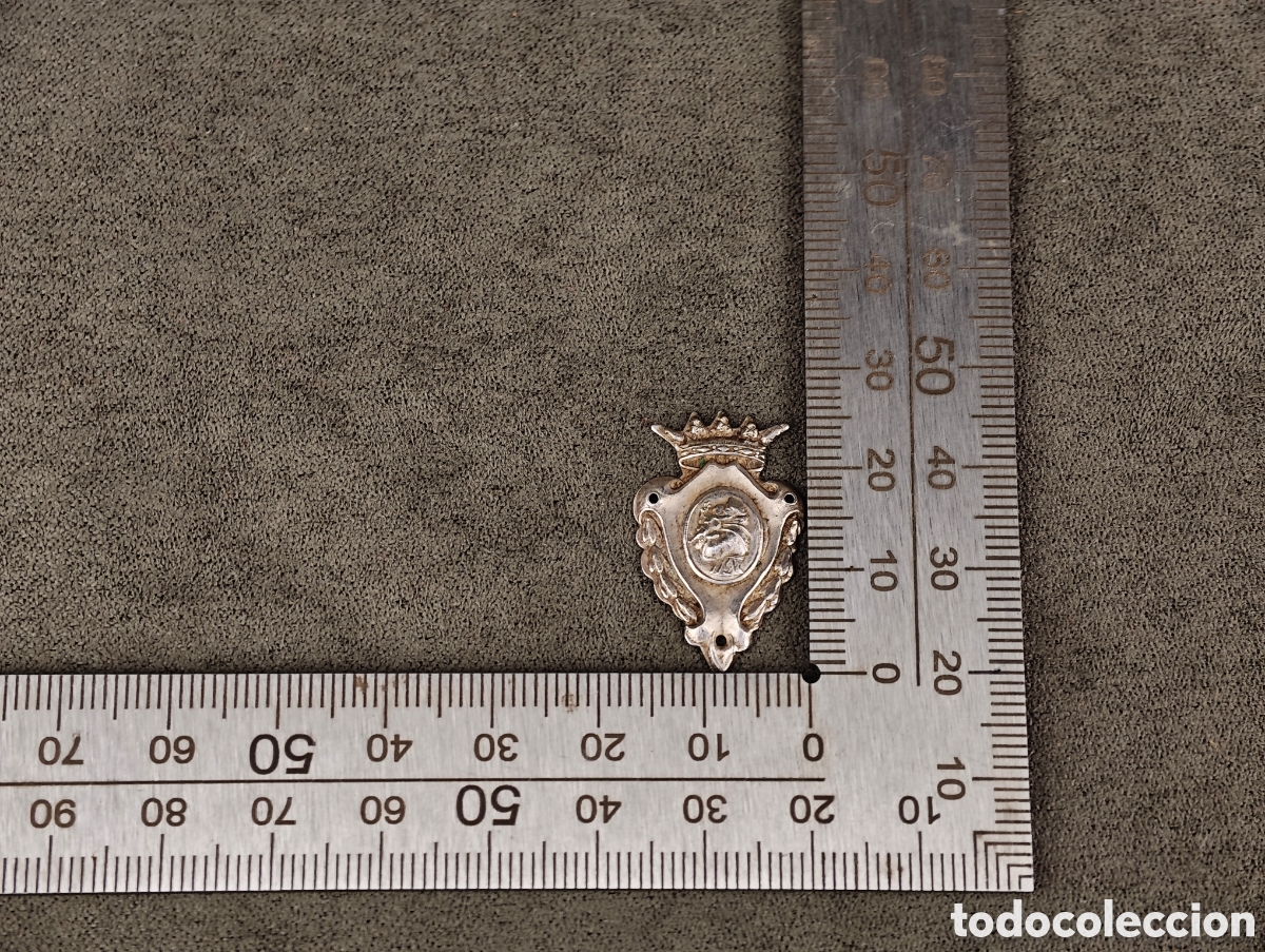 Antig&uuml;edades: Antigua Medalla Religiosa de Plata - Foto 7