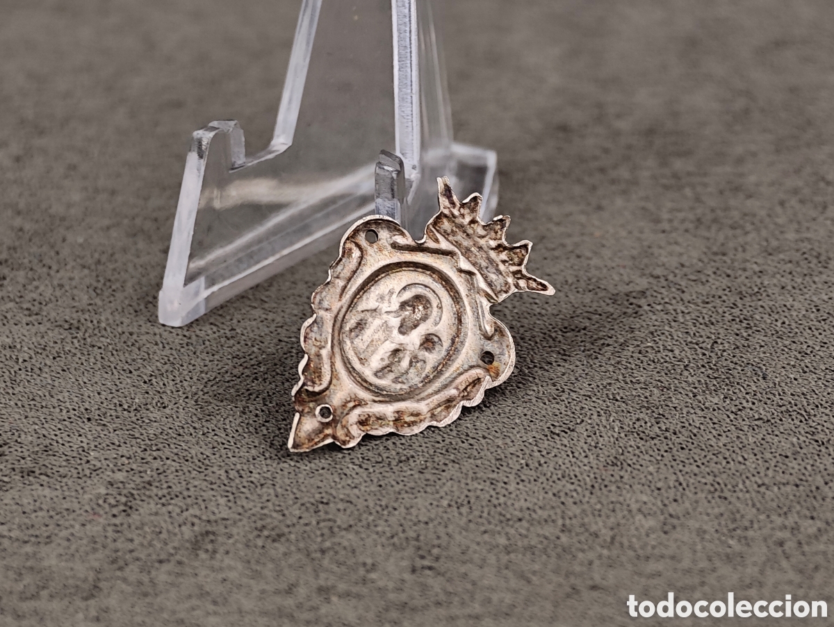 Antig&uuml;edades: Antigua Medalla Religiosa de Plata - Foto 4