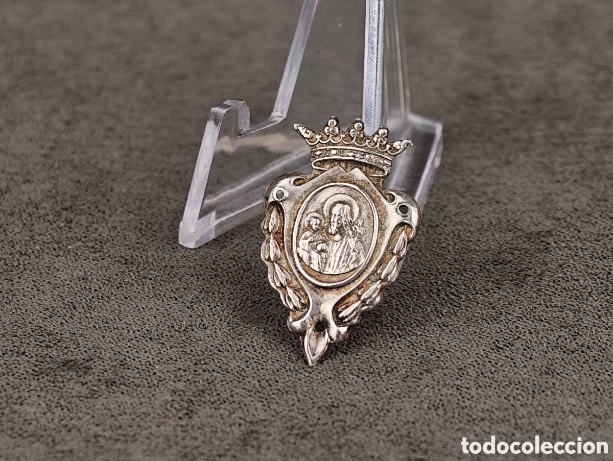 Antig&uuml;edades: Antigua Medalla Religiosa de Plata - Foto 1