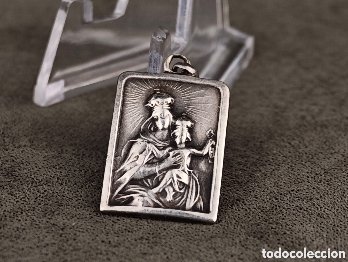 Antig&uuml;edades: Antigua Medalla Religiosa de Plata - Foto 6