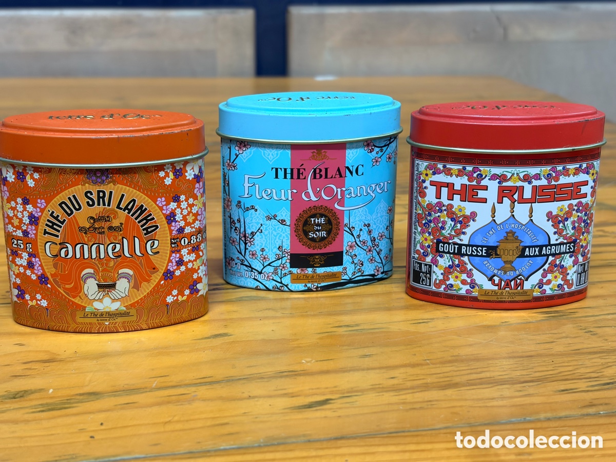 Antig&uuml;edades: Tres latas de colecci&oacute;n - Foto 3